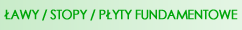 Ławy, stopy fundamentowe